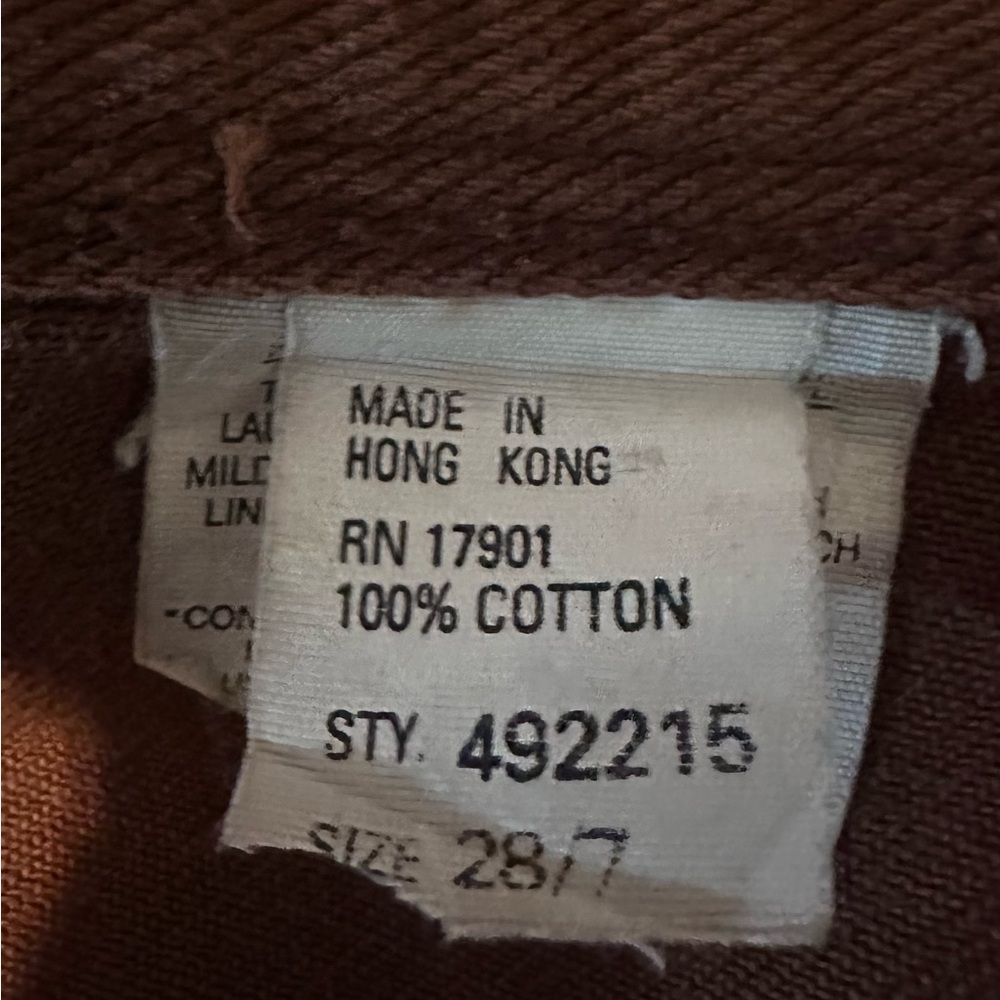 Vintage Rocky Mountain western brown jeans size 7 - Picture 7 of 9